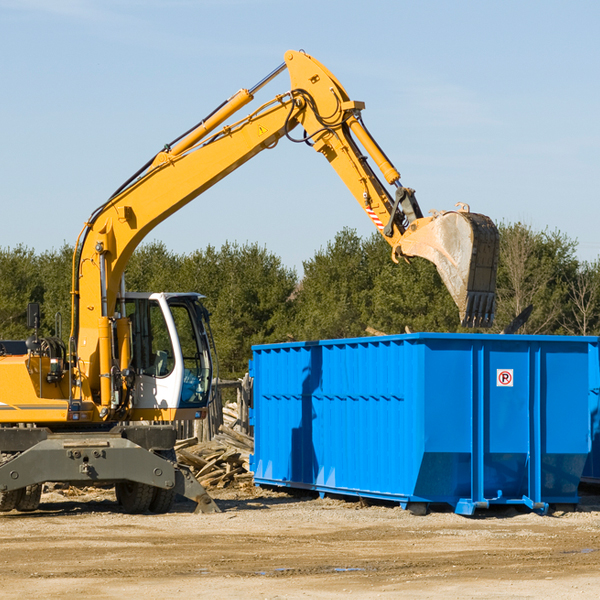 can i choose the location where the residential dumpster will be placed in Eagle River MI